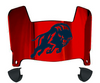 Howard Bison Mini Football Helmet Visor Shield w/ Clips - PICK VISOR & LOGO COLOR