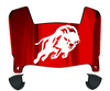 Howard Bison Mini Football Helmet Visor Shield w/ Clips - PICK VISOR & LOGO COLOR