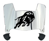 Howard Bison Mini Football Helmet Visor Shield w/ Clips - PICK VISOR & LOGO COLOR