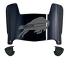 Howard Bison Mini Football Helmet Visor Shield w/ Clips - PICK VISOR & LOGO COLOR
