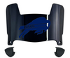 Howard Bison Mini Football Helmet Visor Shield w/ Clips - PICK VISOR & LOGO COLOR