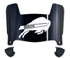 Howard Bison Mini Football Helmet Visor Shield w/ Clips - PICK VISOR & LOGO COLOR