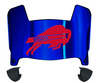 Howard Bison Mini Football Helmet Visor Shield w/ Clips - PICK VISOR & LOGO COLOR