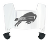Howard Bison Mini Football Helmet Visor Shield w/ Clips - PICK VISOR & LOGO COLOR