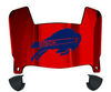 Howard Bison Mini Football Helmet Visor Shield w/ Clips - PICK VISOR & LOGO COLOR