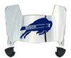 Howard Bison Mini Football Helmet Visor Shield w/ Clips - PICK VISOR & LOGO COLOR