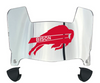 Howard Bison Mini Football Helmet Visor Shield w/ Clips - PICK VISOR & LOGO COLOR