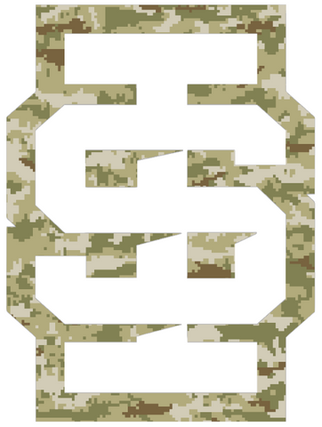 Idaho State Bengals IS Logo Salute to Service Camouflage Camo Vinyl Decal PICK SIZE