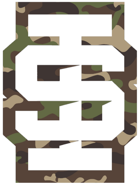Idaho State Bengals Woodland Camo Camouflage IS Logo Premium DieCut Vinyl Decal PICK SIZE