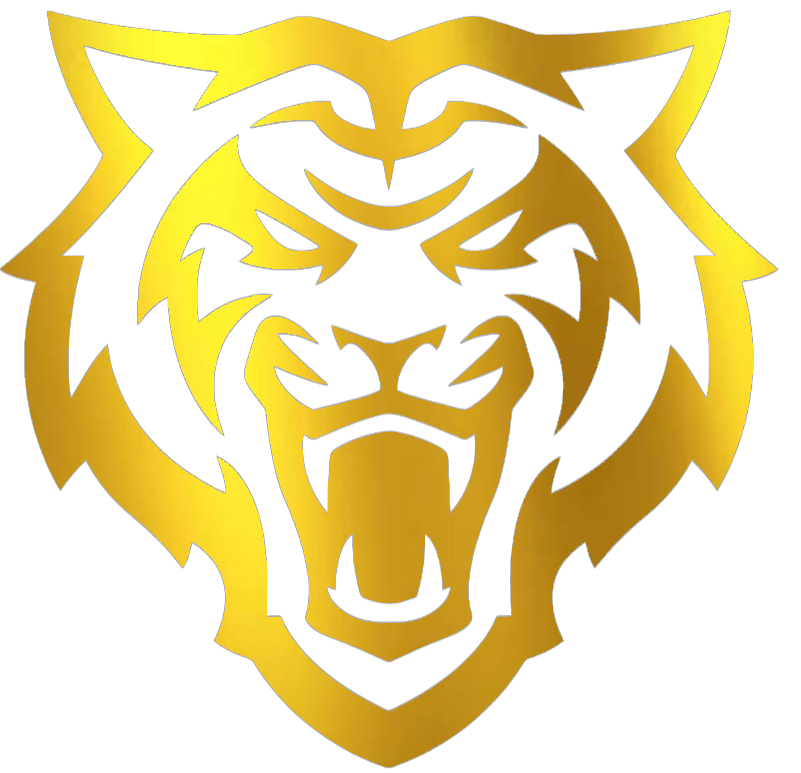 Idaho State Bengals GOLD CHROME MIRROR Team Logo Premium DieCut Vinyl Decal PICK SIZE