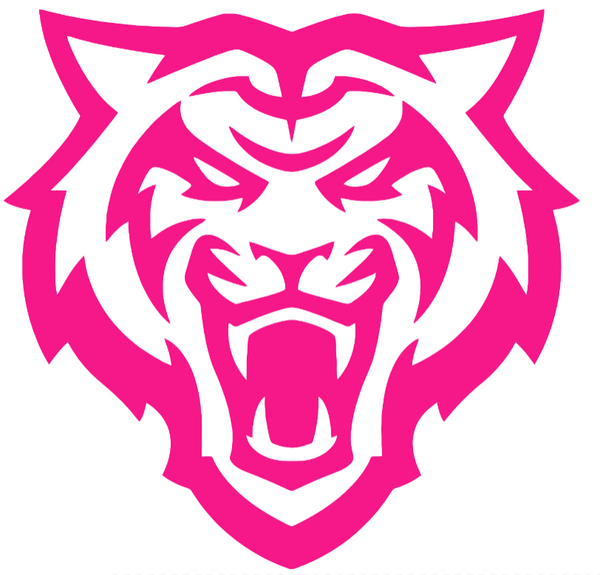 Idaho State Bengals Hot Pink Team Logo Premium DieCut Vinyl Decal PICK SIZE