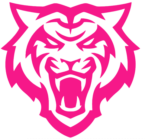 Idaho State Bengals Hot Pink Team Logo Premium DieCut Vinyl Decal PICK SIZE