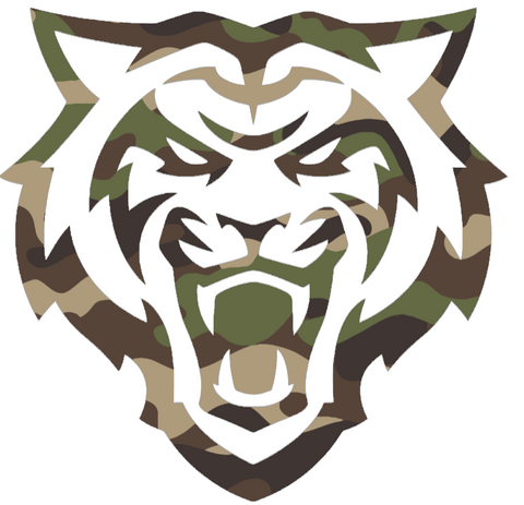 Idaho State Bengals Woodland Camo Camouflage Team Logo Premium DieCut Vinyl Decal PICK SIZE