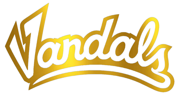 Idaho Vandals GOLD CHROME MIRROR Alternate Logo Premium DieCut Vinyl Decal PICK SIZE