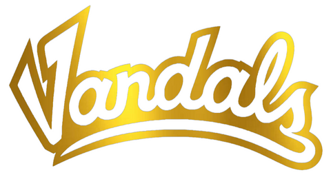 Idaho Vandals GOLD CHROME MIRROR Alternate Logo Premium DieCut Vinyl Decal PICK SIZE
