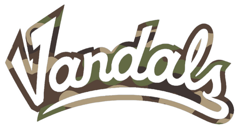 Idaho Vandals Woodland Camo Camouflage Alternate Logo Premium DieCut Vinyl Decal PICK SIZE