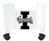 Idaho Vandals Mini Football Helmet Visor Shield w/ Clips - PICK VISOR & LOGO COLOR