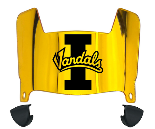 Idaho Vandals Mini Football Helmet Visor Shield w/ Clips - PICK VISOR & LOGO COLOR