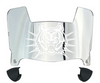 Idaho State Bengals Mini Football Helmet Visor Shield w/ Clips - PICK VISOR & LOGO COLOR