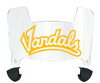 Idaho Vandals Mini Football Helmet Visor Shield w/ Clips - PICK VISOR & LOGO COLOR