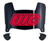 Illinois Chicago Flames Mini Football Helmet Visor Shield w/ Clips - PICK VISOR & LOGO COLOR