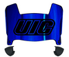 Illinois Chicago Flames Mini Football Helmet Visor Shield w/ Clips - PICK VISOR & LOGO COLOR