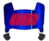 Illinois Chicago Flames Mini Football Helmet Visor Shield w/ Clips - PICK VISOR & LOGO COLOR