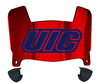 Illinois Chicago Flames Mini Football Helmet Visor Shield w/ Clips - PICK VISOR & LOGO COLOR