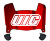 Illinois Chicago Flames Mini Football Helmet Visor Shield w/ Clips - PICK VISOR & LOGO COLOR