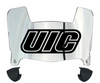 Illinois Chicago Flames Mini Football Helmet Visor Shield w/ Clips - PICK VISOR & LOGO COLOR
