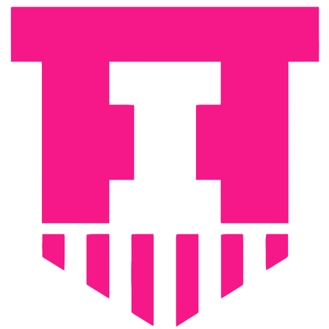 Illinois Fighting Illini Hot Pink Alternate Logo Premium DieCut Vinyl Decal PICK SIZE
