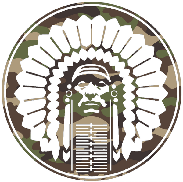 Illinois Fighting Illini Woodland Camo Camouflage Retro Throwback Logo Premium DieCut Vinyl Decal PICK SIZE