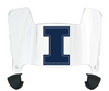 Illinois Fighting Illini Mini Football Helmet Visor Shield w/ Clips - PICK VISOR & LOGO COLOR