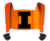 Illinois Fighting Illini Mini Football Helmet Visor Shield w/ Clips - PICK VISOR & LOGO COLOR