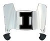 Illinois Fighting Illini Mini Football Helmet Visor Shield w/ Clips - PICK VISOR & LOGO COLOR