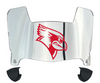 Illinois State Redbirds Mini Football Helmet Visor Shield w/ Clips - PICK VISOR & LOGO COLOR