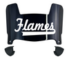 Illinois Chicago Flames Mini Football Helmet Visor Shield w/ Clips - PICK VISOR & LOGO COLOR