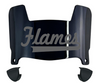 Illinois Chicago Flames Mini Football Helmet Visor Shield w/ Clips - PICK VISOR & LOGO COLOR