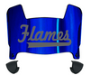 Illinois Chicago Flames Mini Football Helmet Visor Shield w/ Clips - PICK VISOR & LOGO COLOR