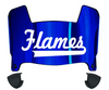 Illinois Chicago Flames Mini Football Helmet Visor Shield w/ Clips - PICK VISOR & LOGO COLOR