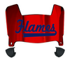Illinois Chicago Flames Mini Football Helmet Visor Shield w/ Clips - PICK VISOR & LOGO COLOR