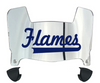 Illinois Chicago Flames Mini Football Helmet Visor Shield w/ Clips - PICK VISOR & LOGO COLOR