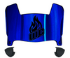 Illinois Chicago Flames Mini Football Helmet Visor Shield w/ Clips - PICK VISOR & LOGO COLOR