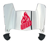 Illinois Chicago Flames Mini Football Helmet Visor Shield w/ Clips - PICK VISOR & LOGO COLOR