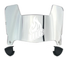 Illinois Chicago Flames Mini Football Helmet Visor Shield w/ Clips - PICK VISOR & LOGO COLOR