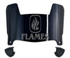 Illinois Chicago Flames Mini Football Helmet Visor Shield w/ Clips - PICK VISOR & LOGO COLOR