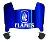 Illinois Chicago Flames Mini Football Helmet Visor Shield w/ Clips - PICK VISOR & LOGO COLOR