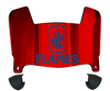 Illinois Chicago Flames Mini Football Helmet Visor Shield w/ Clips - PICK VISOR & LOGO COLOR