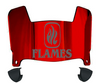 Illinois Chicago Flames Mini Football Helmet Visor Shield w/ Clips - PICK VISOR & LOGO COLOR