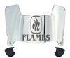 Illinois Chicago Flames Mini Football Helmet Visor Shield w/ Clips - PICK VISOR & LOGO COLOR